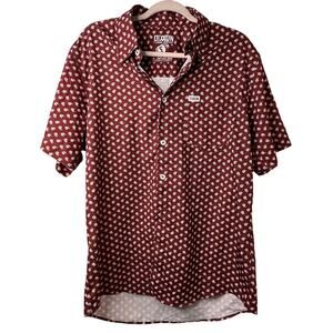 Md DIXXON “F-Bomb” Men’s Short Sleeve Button Down Shirt Limited Edition Party